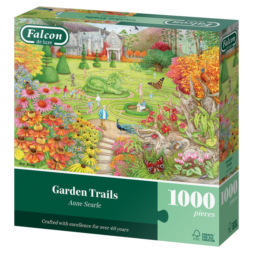 Puzzle - Jumbo - Falcon - Garden Trails - 1000pcs
