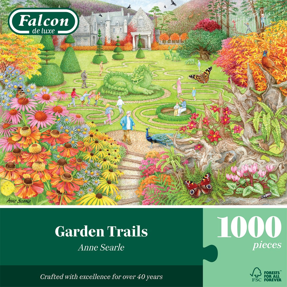 Puzzle - Jumbo - Falcon - Garden Trails - 1000pcs