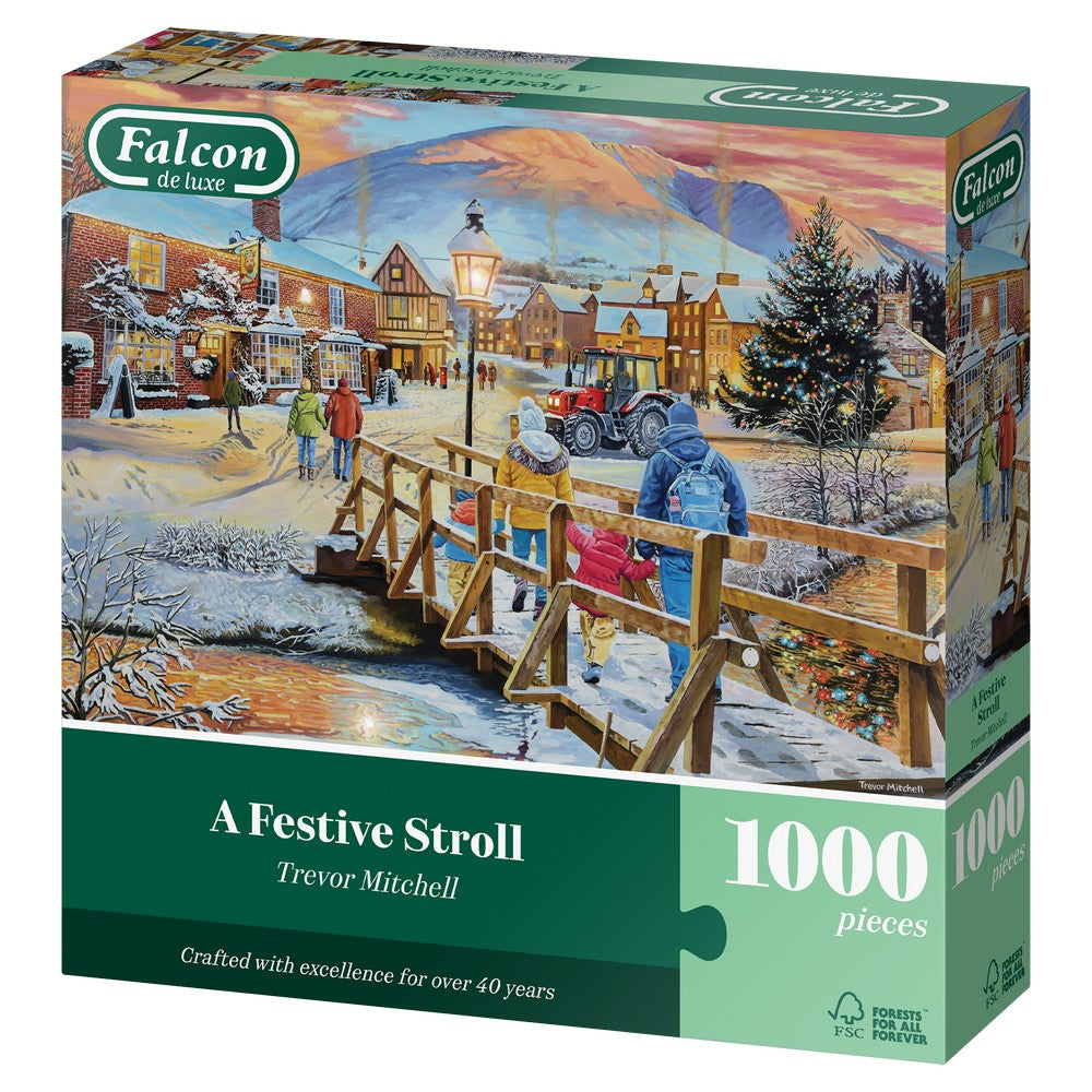 Puzzle - Jumbo - Falcon - A Festive Stroll - 1000pcs