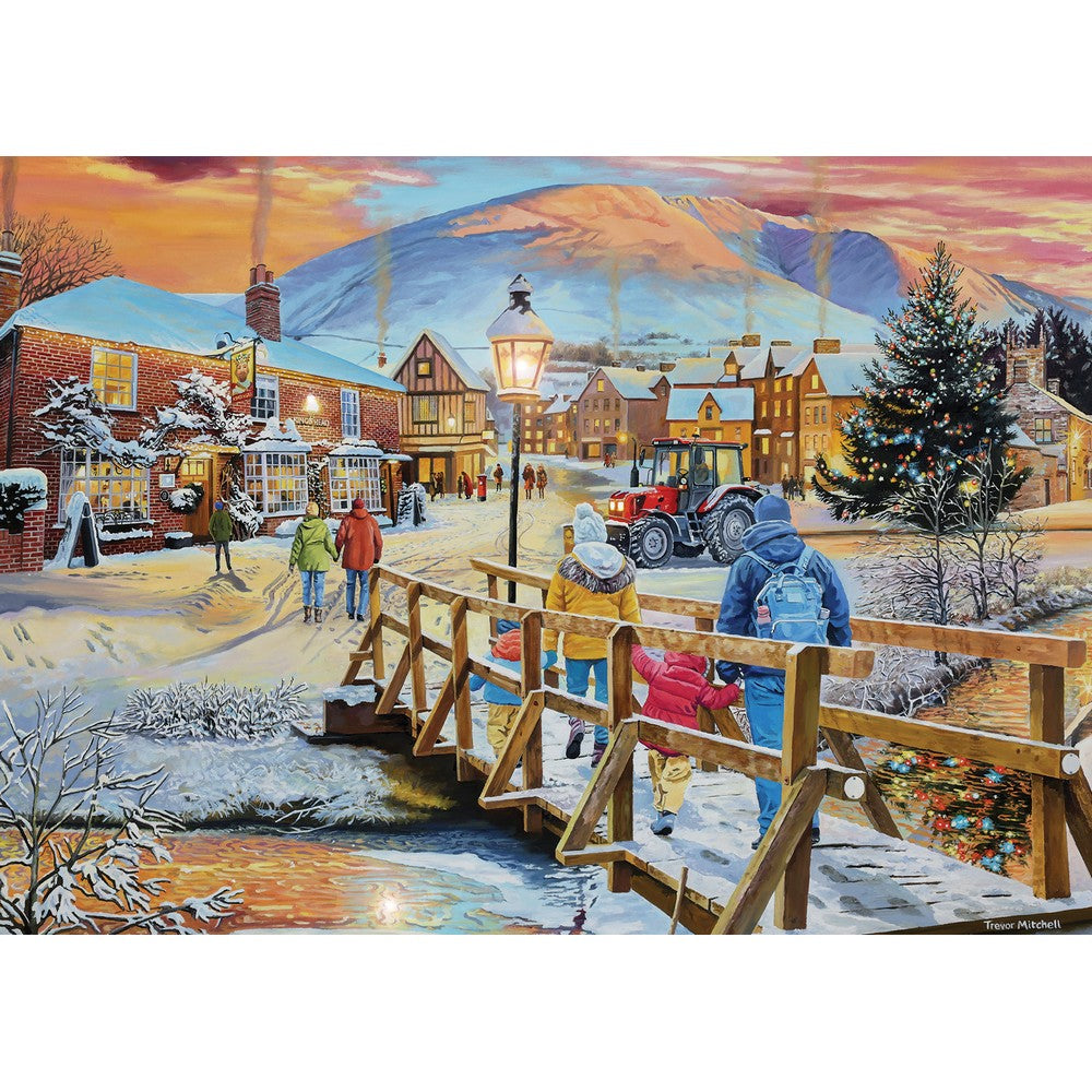 Puzzle - Jumbo - Falcon - A Festive Stroll - 1000pcs