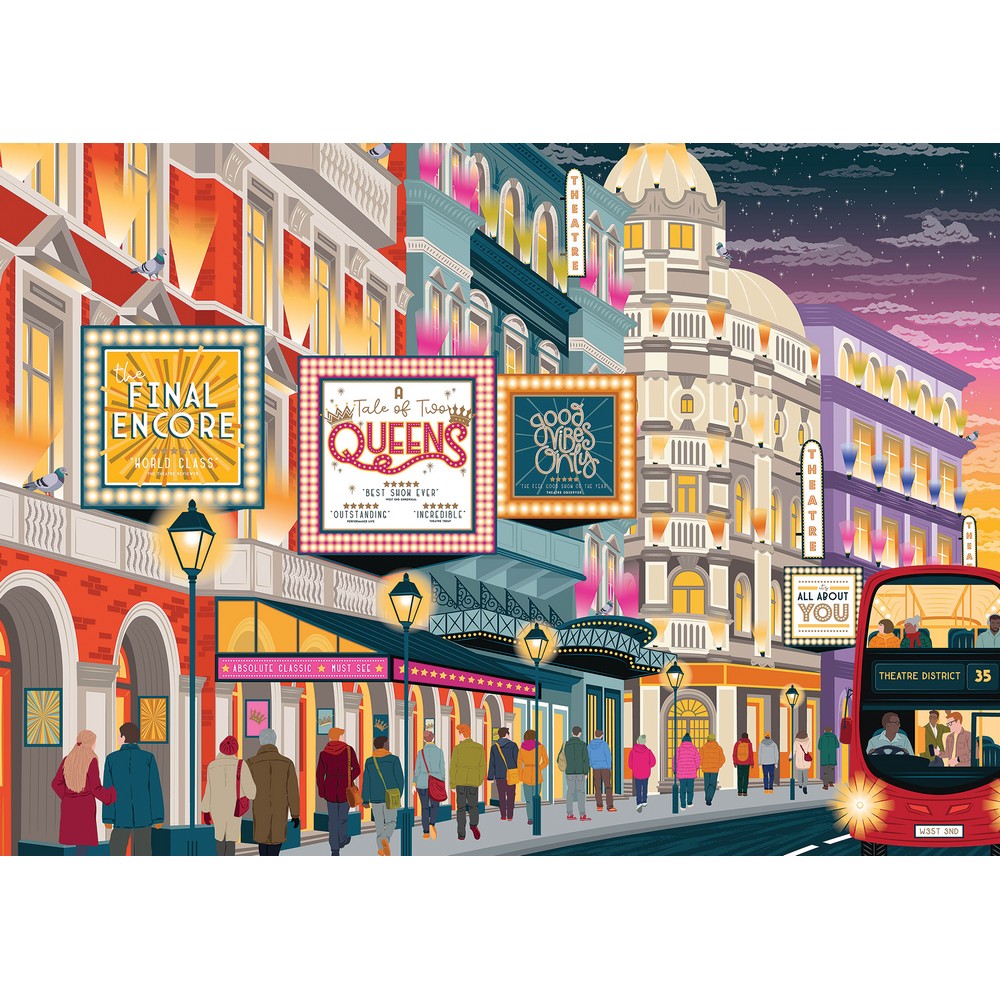 Puzzle - Jumbo - Falcon - Night at the Theatre - 1000pcs