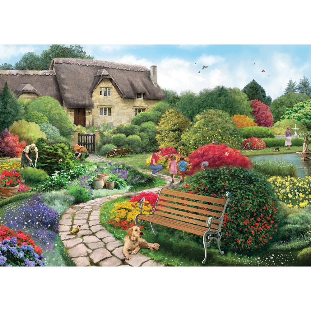 Puzzle - Jumbo - Falcon - Cottage Gardens - 1000pcs