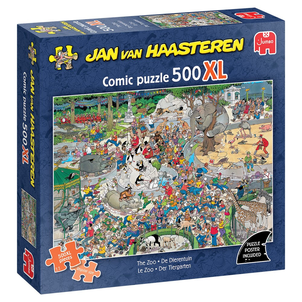 Puzzle - Jumbo - Jan van Haasteren 500XL - The Zoo (500 pieces XL)