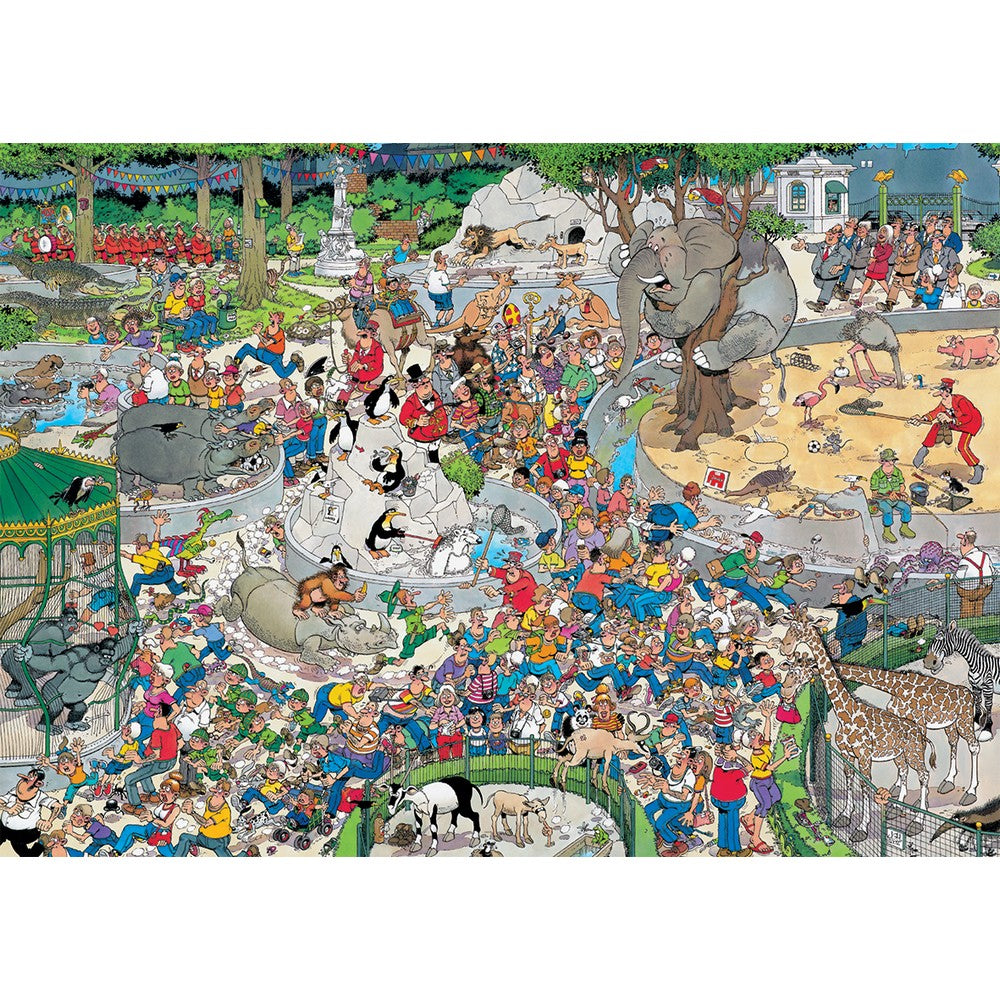Puzzle - Jumbo - Jan van Haasteren 500XL - The Zoo (500 pieces XL)