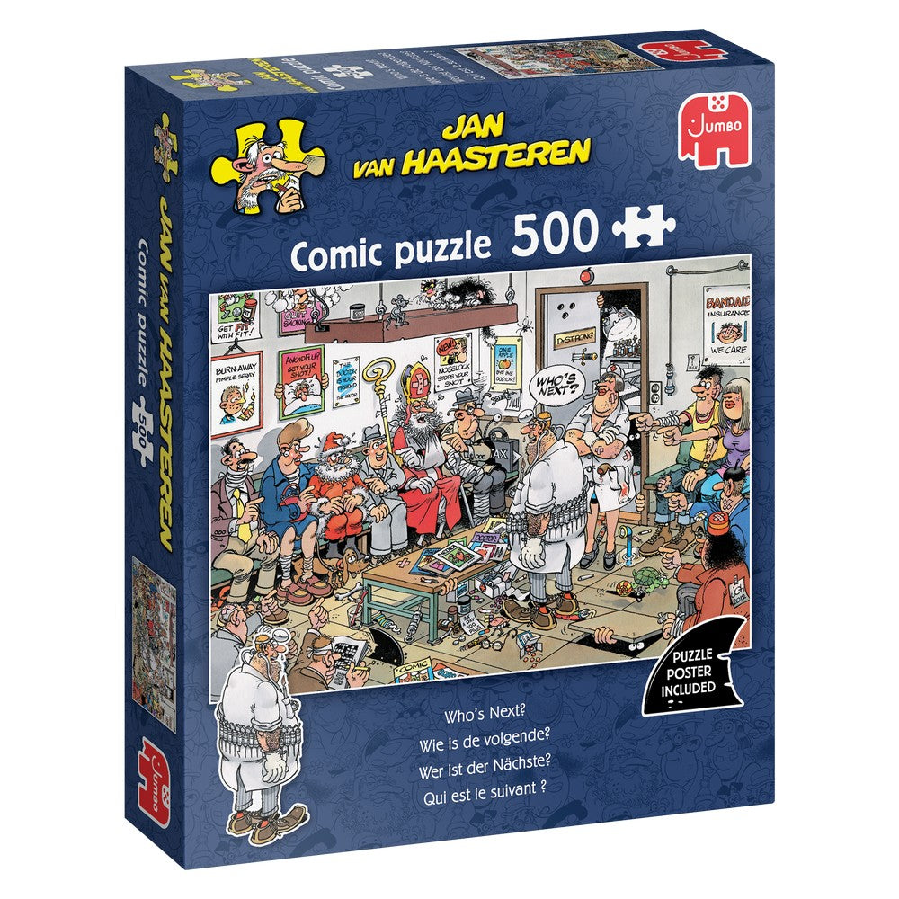 Puzzle - Jumbo - Jan van Haasteren - Who's next? 500pcs