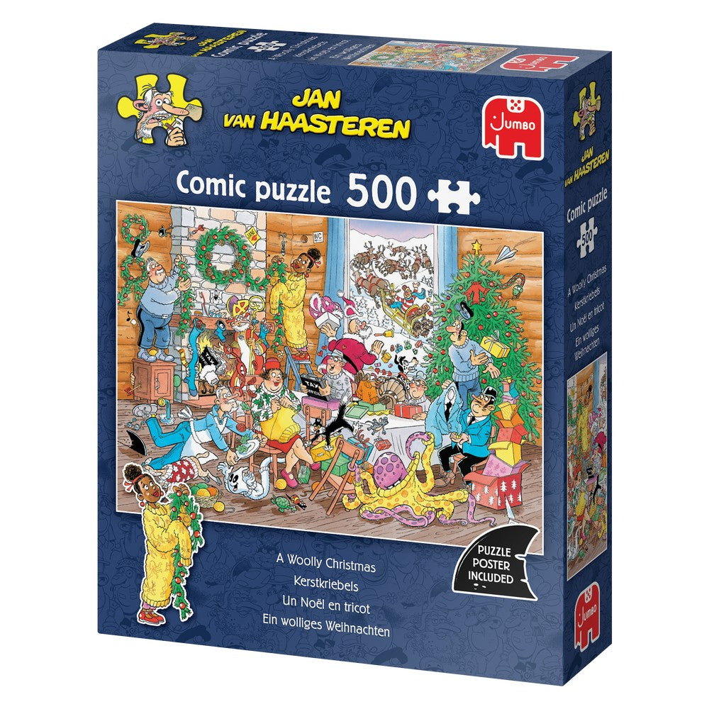 Puzzle - Jumbo - Jan van Haasteren - Woolly Christmas 500pcs