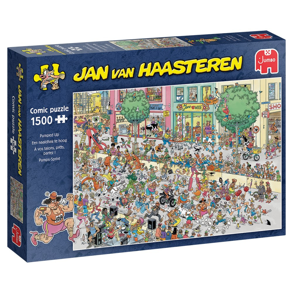 Puzzle - Jumbo - Jan van Haasteren - Pumped Up 1500pcs
