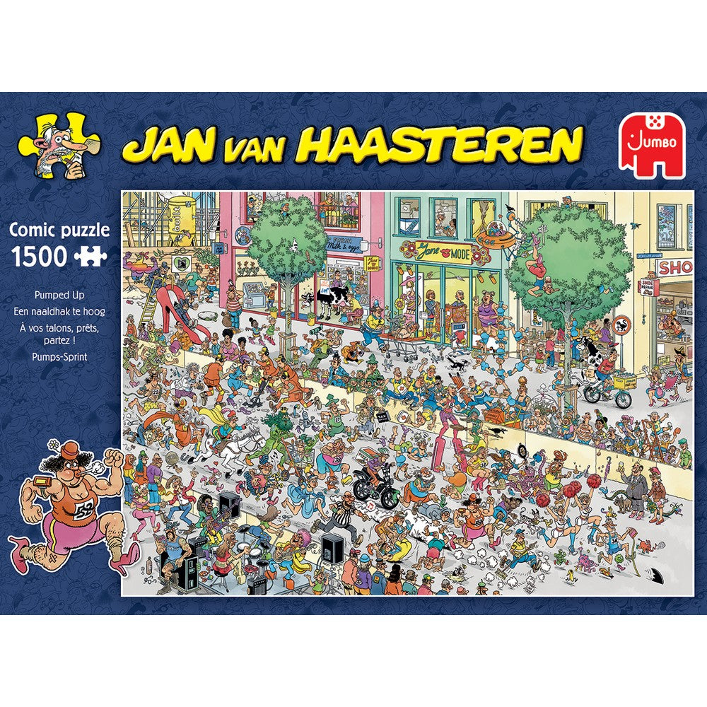 Puzzle - Jumbo - Jan van Haasteren - Pumped Up 1500pcs