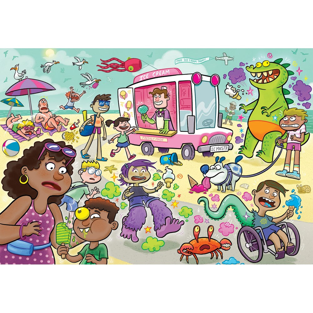 Puzzle - Jumbo - Wasgij Junior 1 - Iced Screams! (240 pieces)