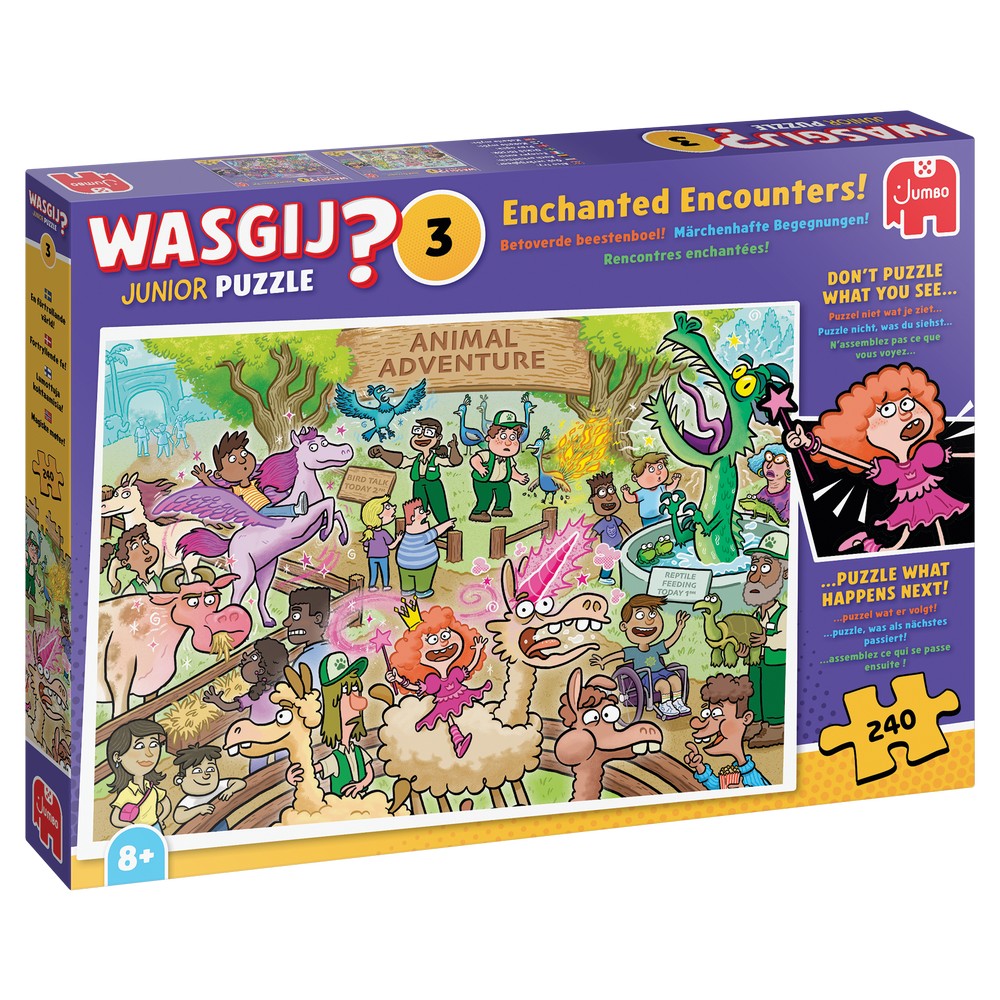 Puzzle - Jumbo - Wasgij Junior 3 - Enchanted Encounters! (240 pieces)