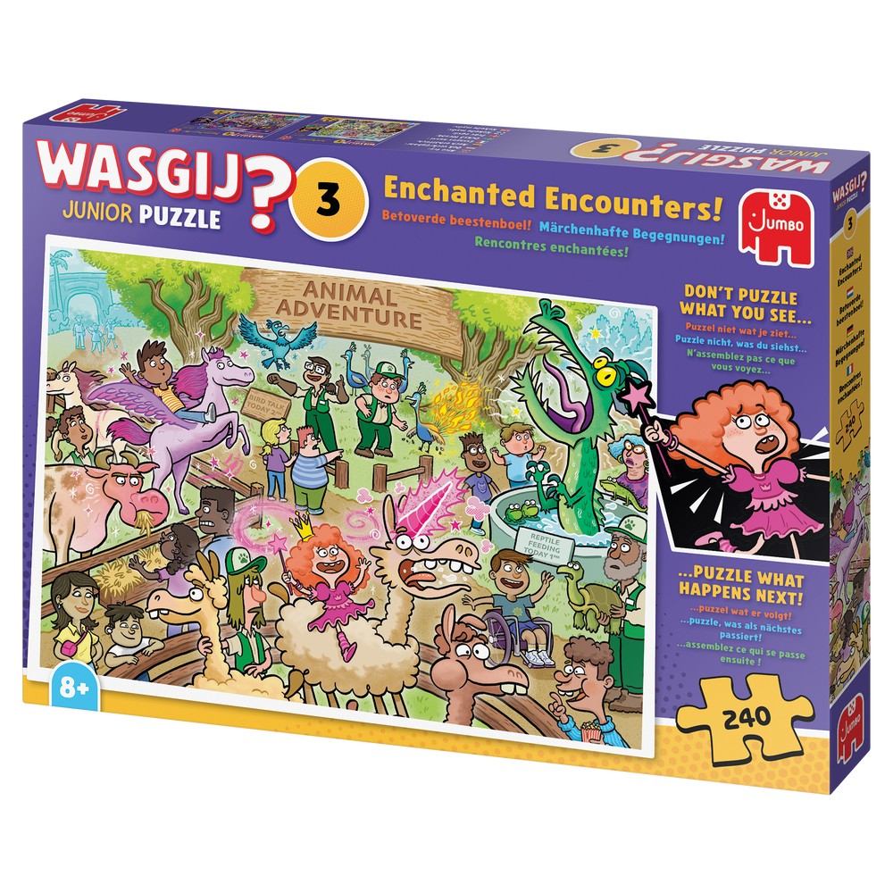 Puzzle - Jumbo - Wasgij Junior 3 - Enchanted Encounters! (240 pieces)