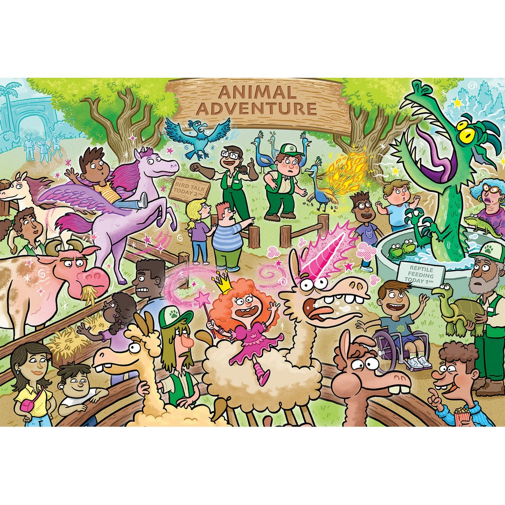 Puzzle - Jumbo - Wasgij Junior 3 - Enchanted Encounters! (240 pieces)