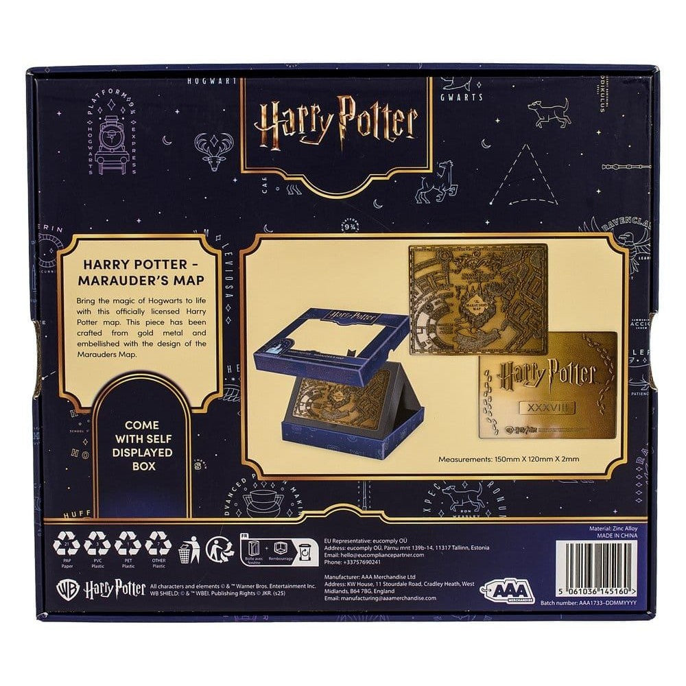 Harry Potter: Marauder's Map Metal Map
