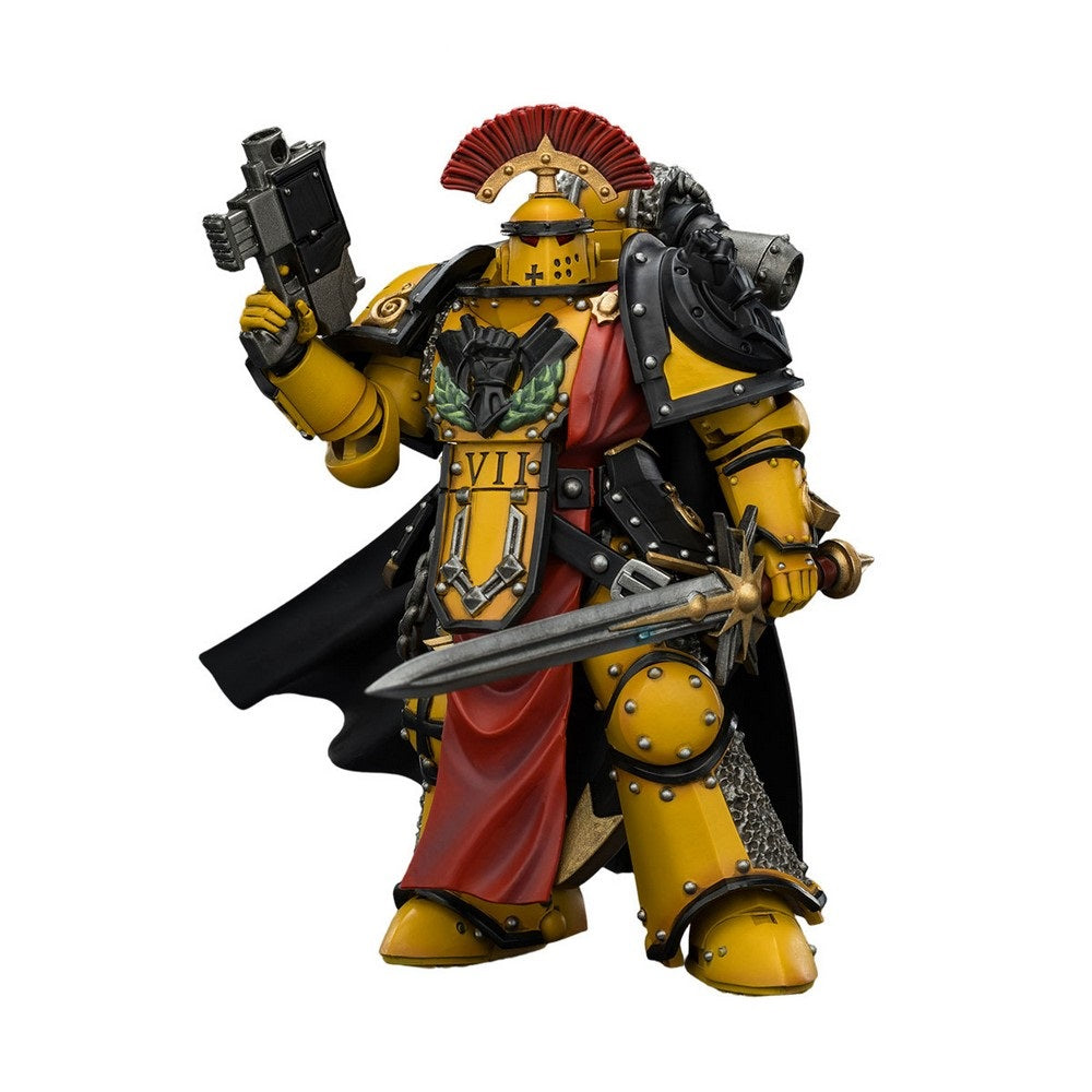 Warhammer Collectibles: 1/18 Scale Imperial Fists Praetor w/ Power Sword and Bolt Pistol