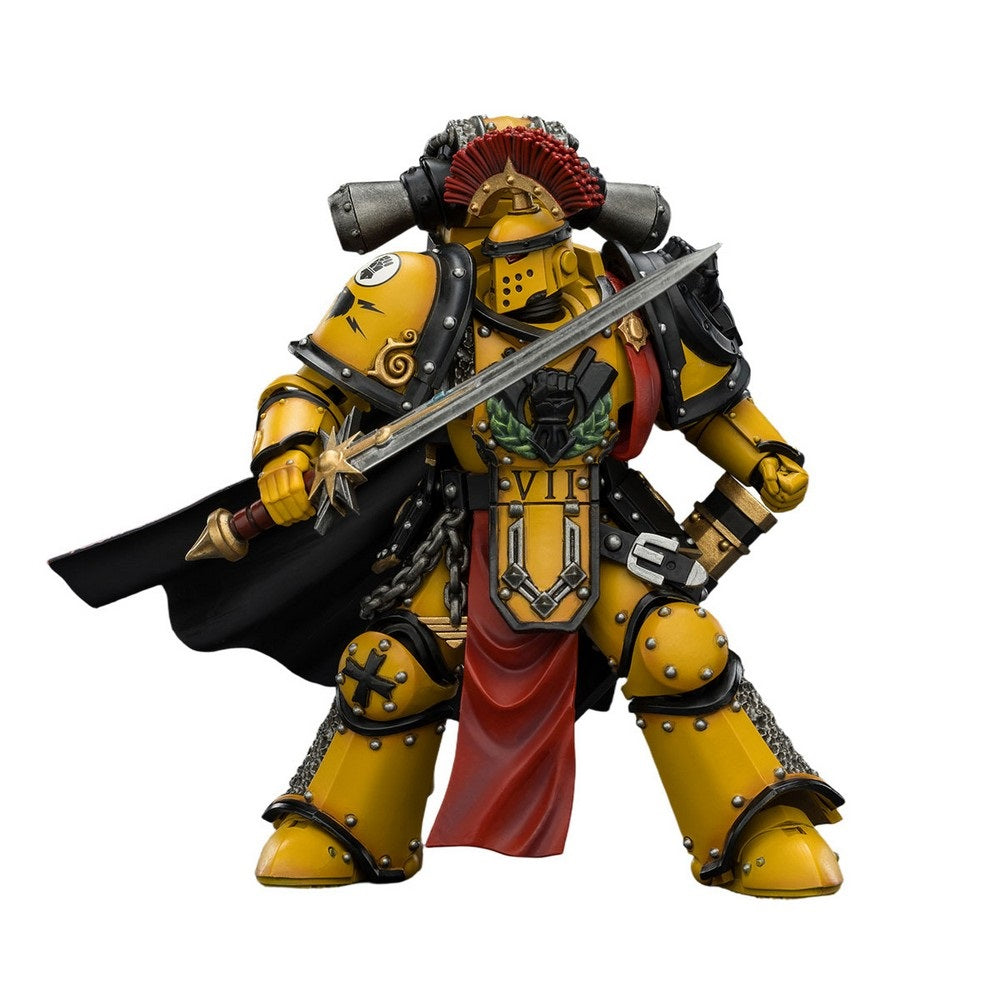 Warhammer Collectibles: 1/18 Scale Imperial Fists Praetor w/ Power Sword and Bolt Pistol
