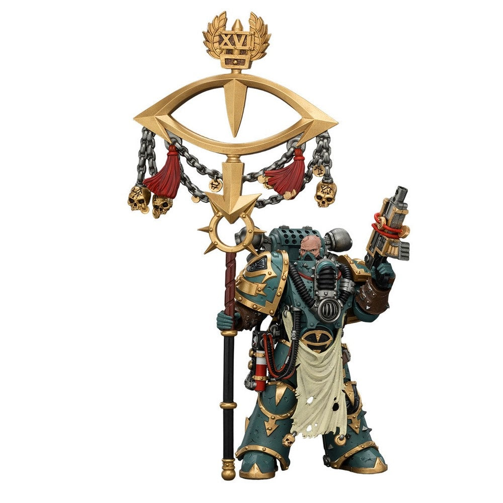 Warhammer Collectibles: 1/18 Scale Sons of Horus Maloghurst the Twisted w/ Legion Standard