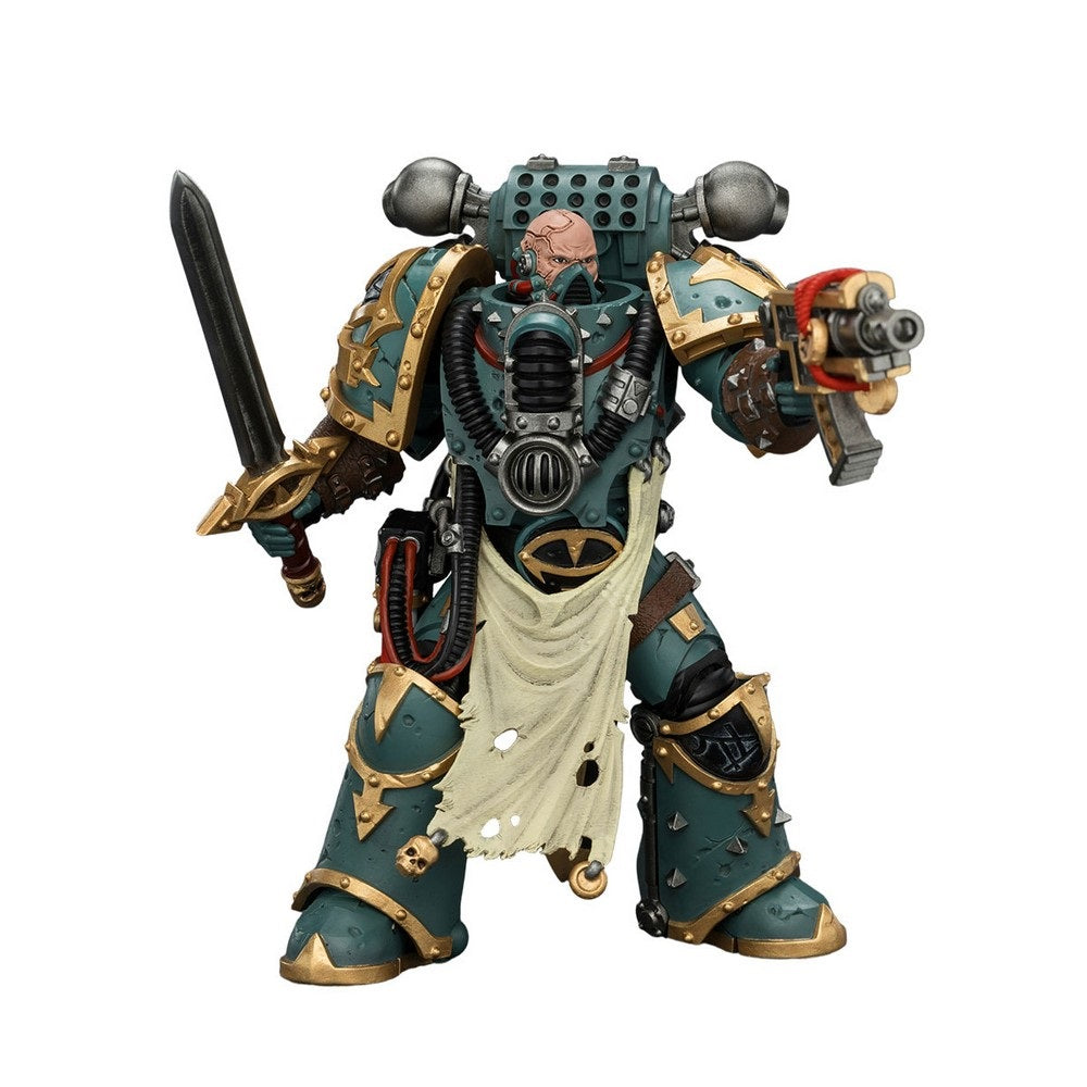 Warhammer Collectibles: 1/18 Scale Sons of Horus Maloghurst the Twisted w/ Legion Standard