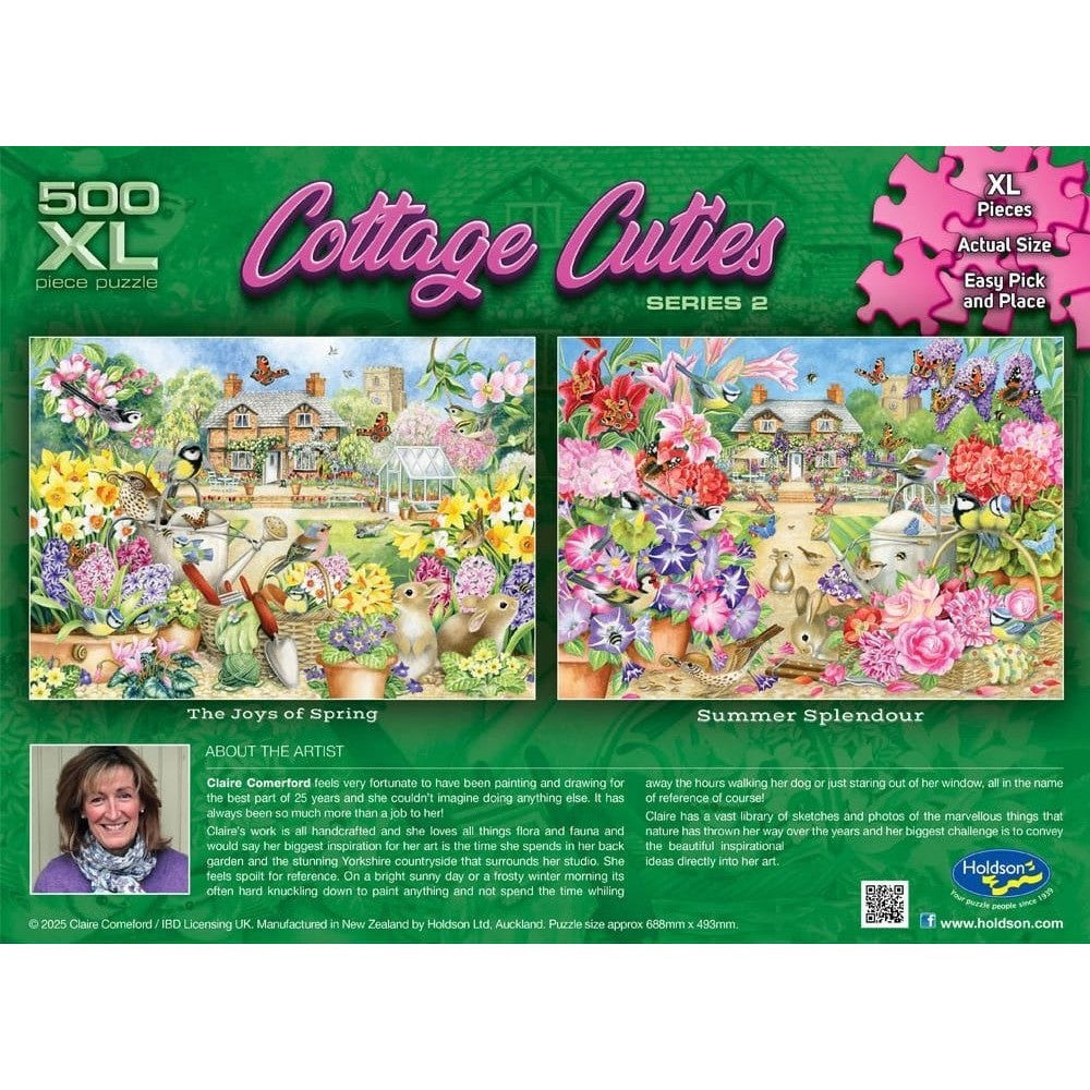 Puzzle - Holdson - Cottage Cuties Series 2, Summer Splendor - 500Pc