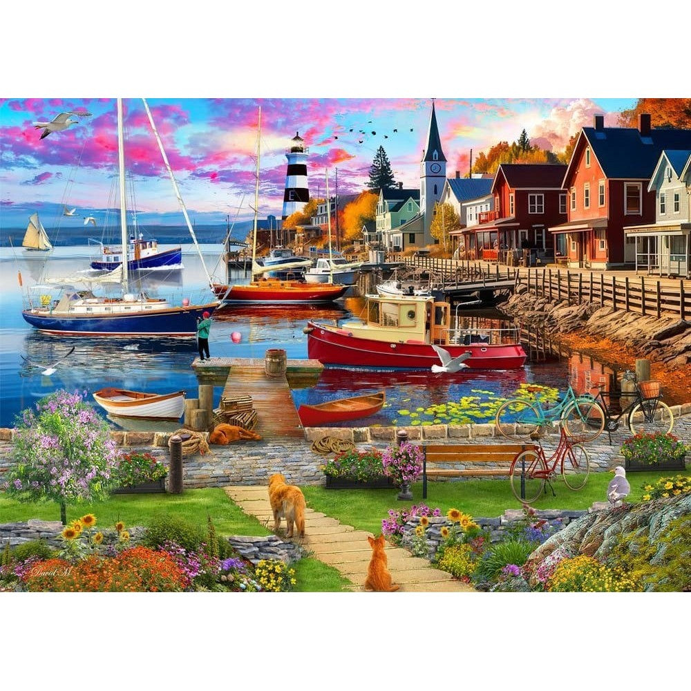 Puzzle - Holdson - Seas the Day, Boat Harbour - 1000Pc