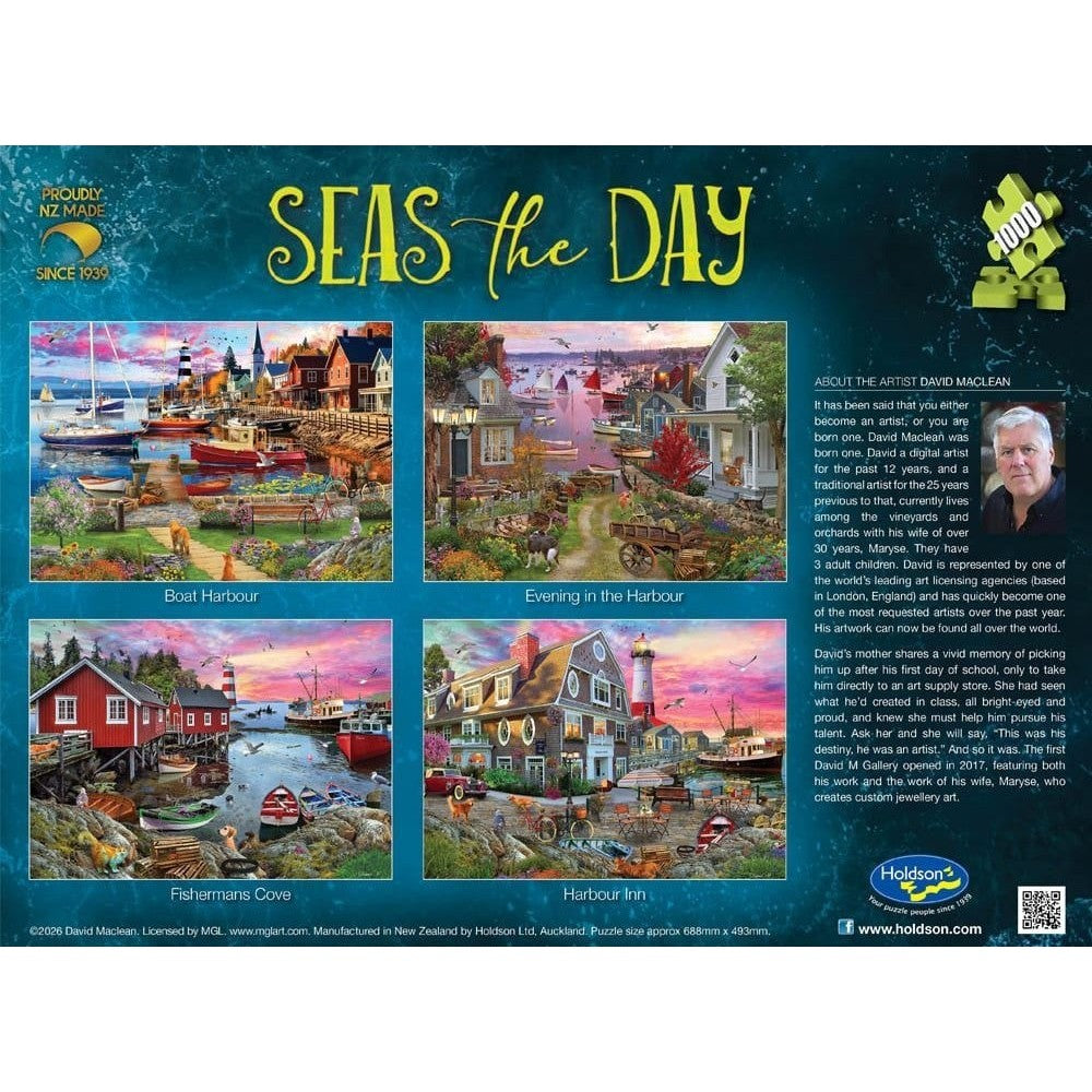 Puzzle - Holdson - Seas the Day, Evening in the Harbour - 1000Pc