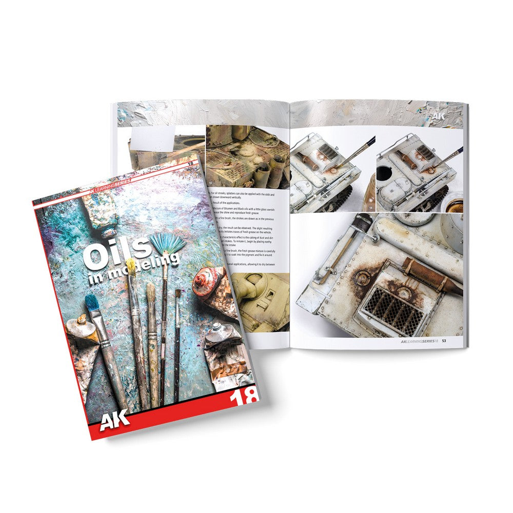 AK Interactive - Books - Ak Learning Series 18 Oils In Modeling En