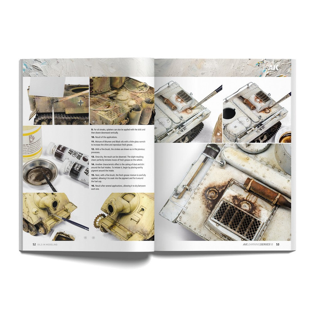 AK Interactive - Books - Ak Learning Series 18 Oils In Modeling En