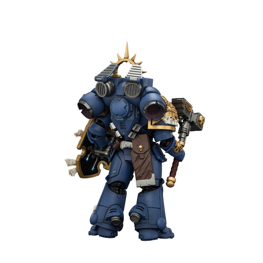 Warhammer Collectibles: 1/18 Scale Ultramarines Captain with Jump Pack and Relic Shield