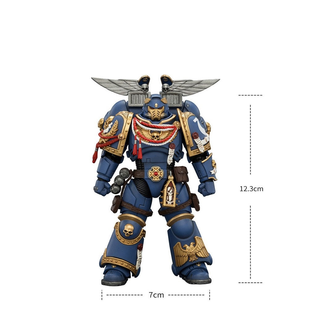 Warhammer Collectibles: 1/18 Scale Game Edition Ultramarines Assault Intercessor with Jump Pack
