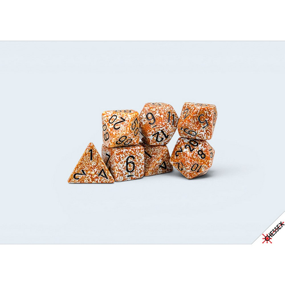 CHX 25333 Speckled Rust Polyhedral 7-Dice Set