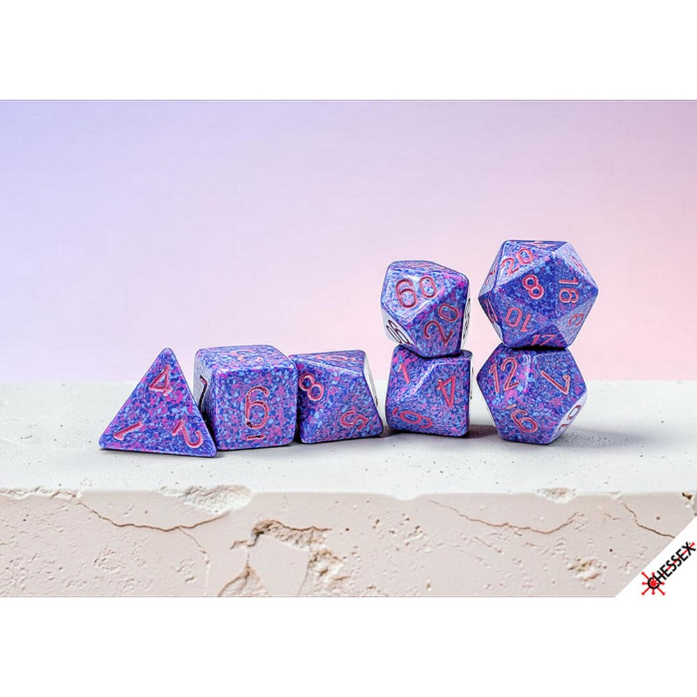 CHX 25367 Speckled Purple Passion Polyhedral 7-Dice Set