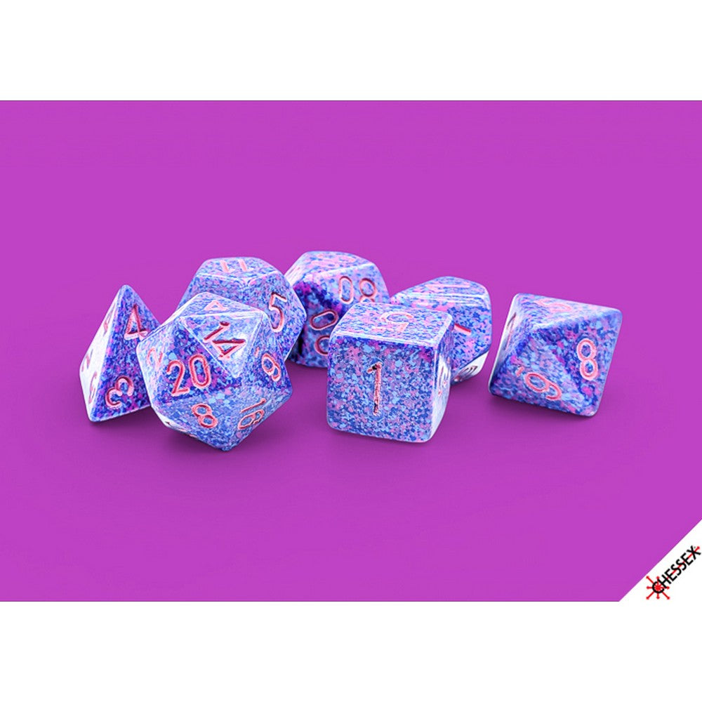 CHX 25367 Speckled Purple Passion Polyhedral 7-Dice Set