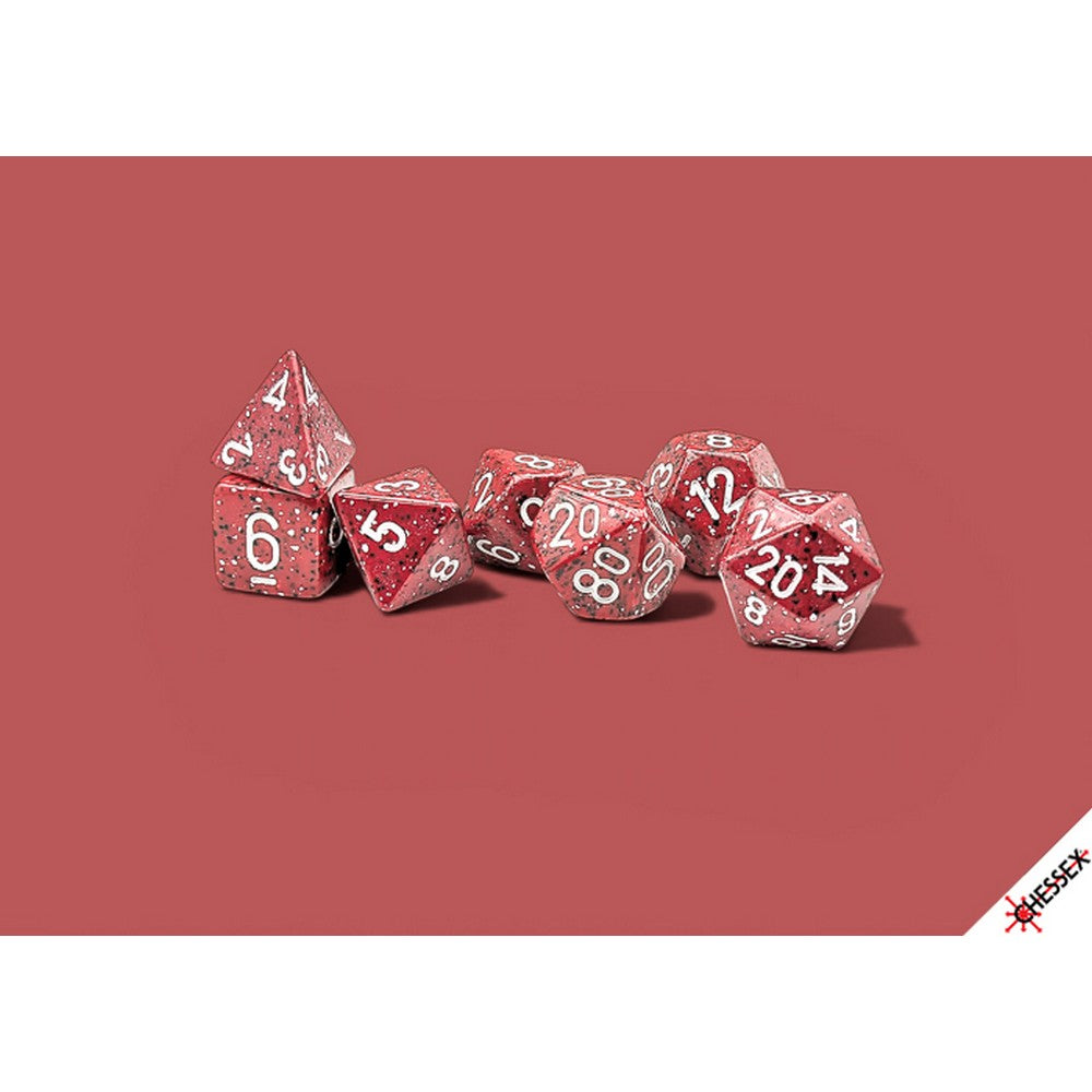 CHX 25374 Speckled Lava Stone Polyhedral 7-Dice Set