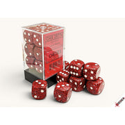 CHX 25774 Speckled Lava Stone 16mm d6 Dice Block (12 dice)