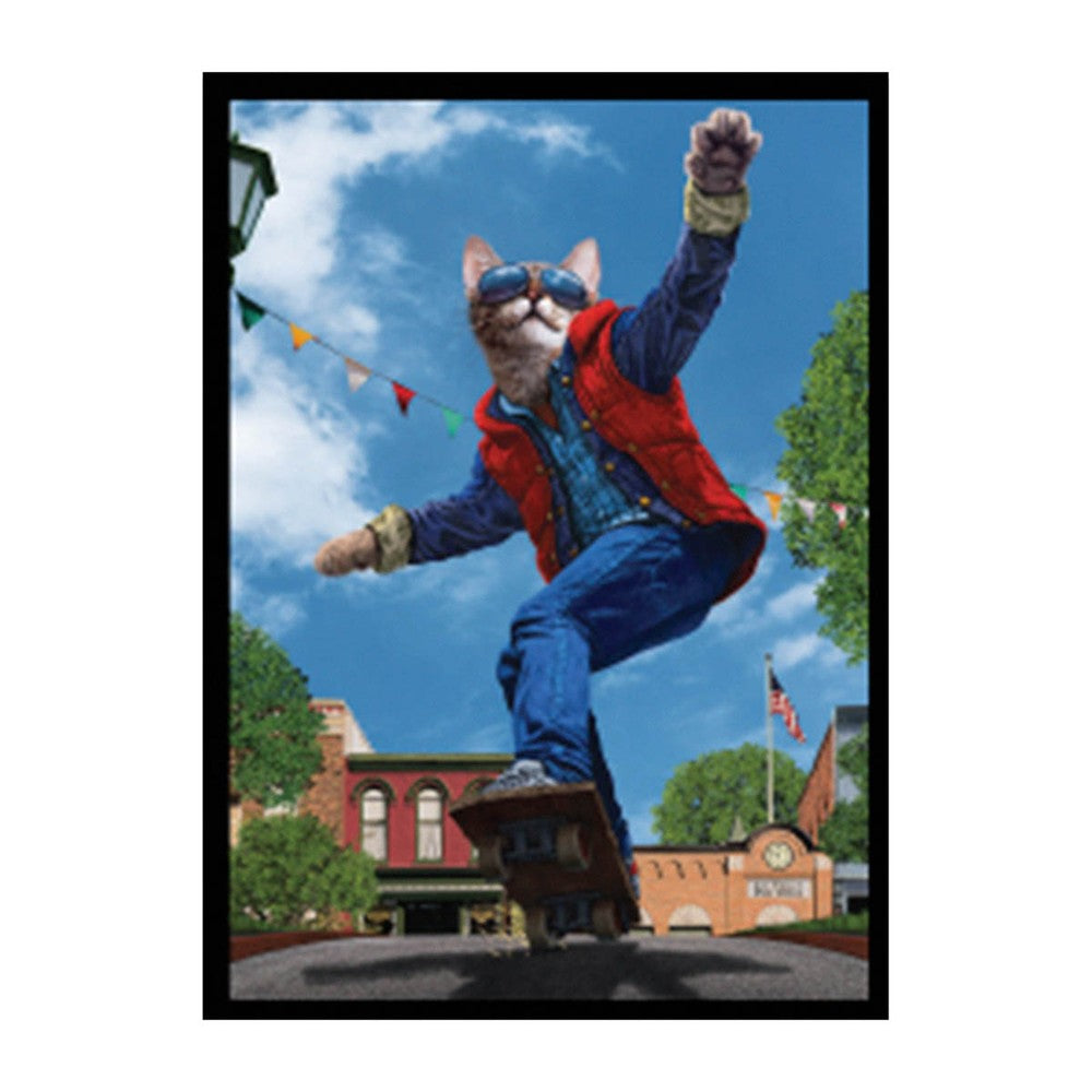 Ultra Pro: LE16945 Movie Cats: Cat to the Future - Doublematte White Core Sleeves (MAT160)