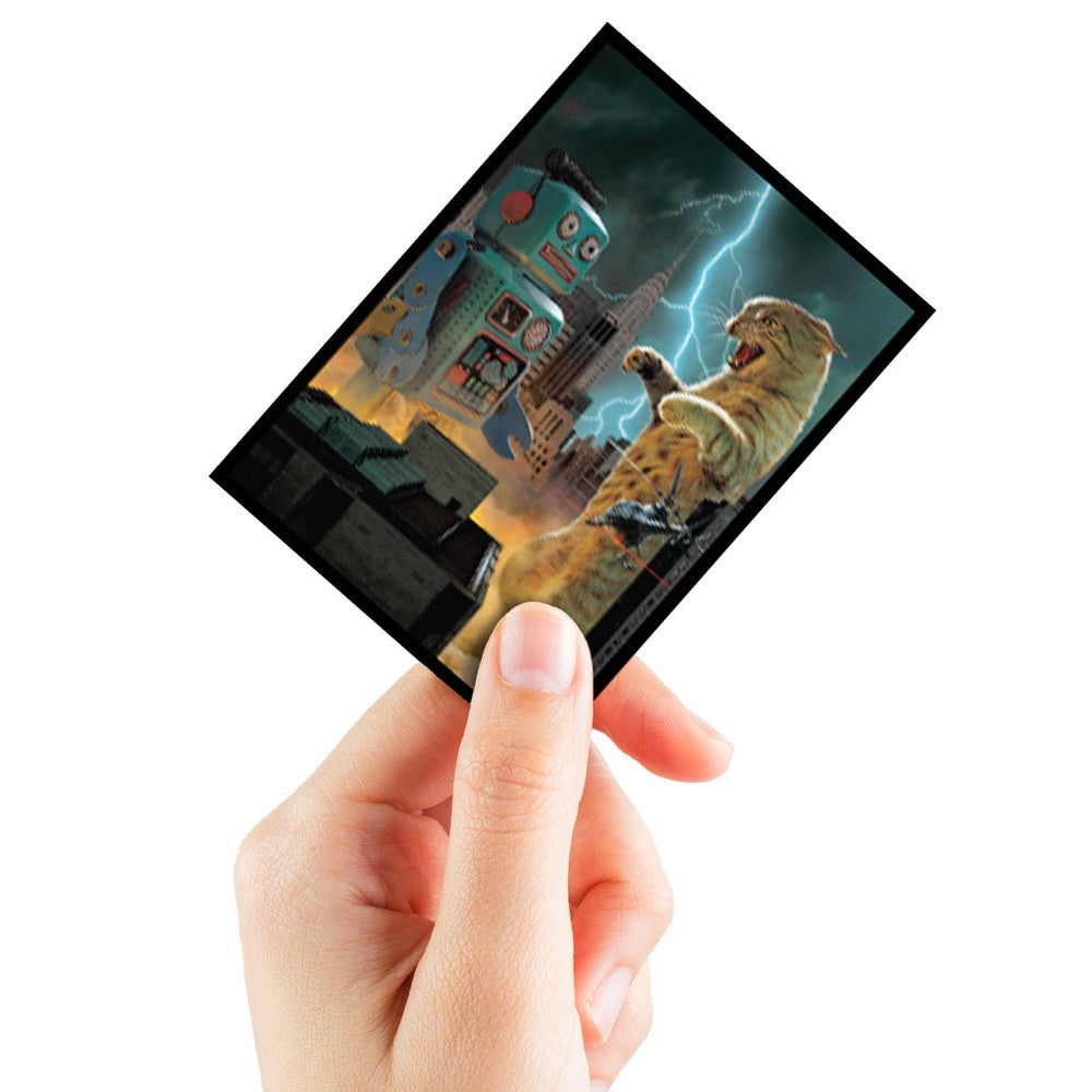 Ultra Pro: LE16946 Movie Cats: Catzilla - Doublematte White Core Sleeves (MAT161)