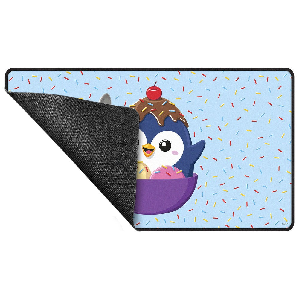 Ultra Pro: LE16991 Ice Cream Penguin - Black Stitched-edge Playmat