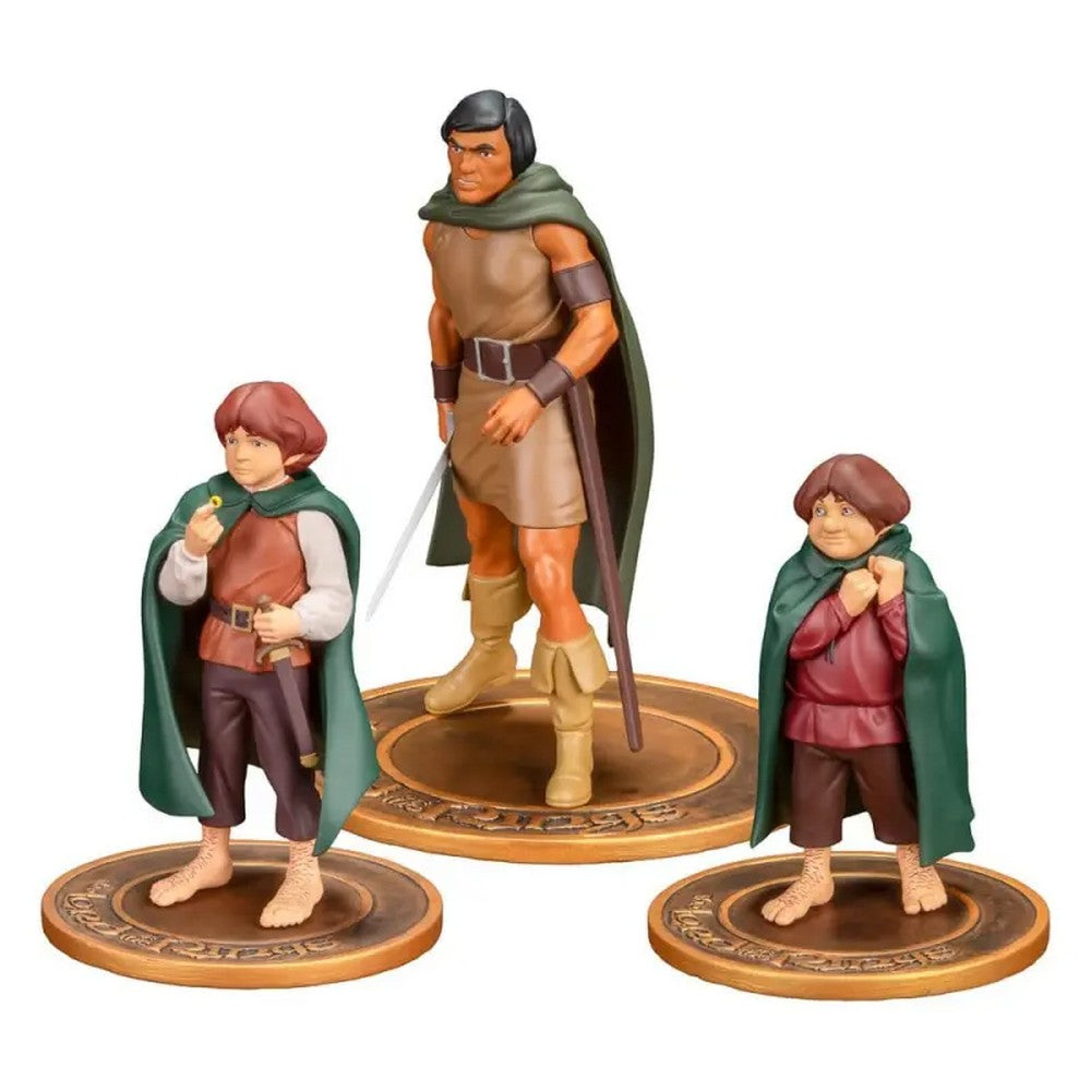 The Lord of the Rings Animated Film PVC Figure Set: Frodo & Aragorn and Samwise
