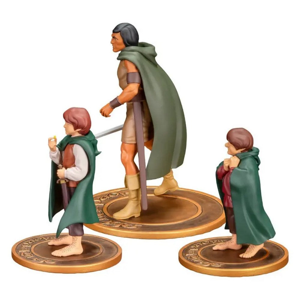 The Lord of the Rings Animated Film PVC Figure Set: Frodo & Aragorn and Samwise