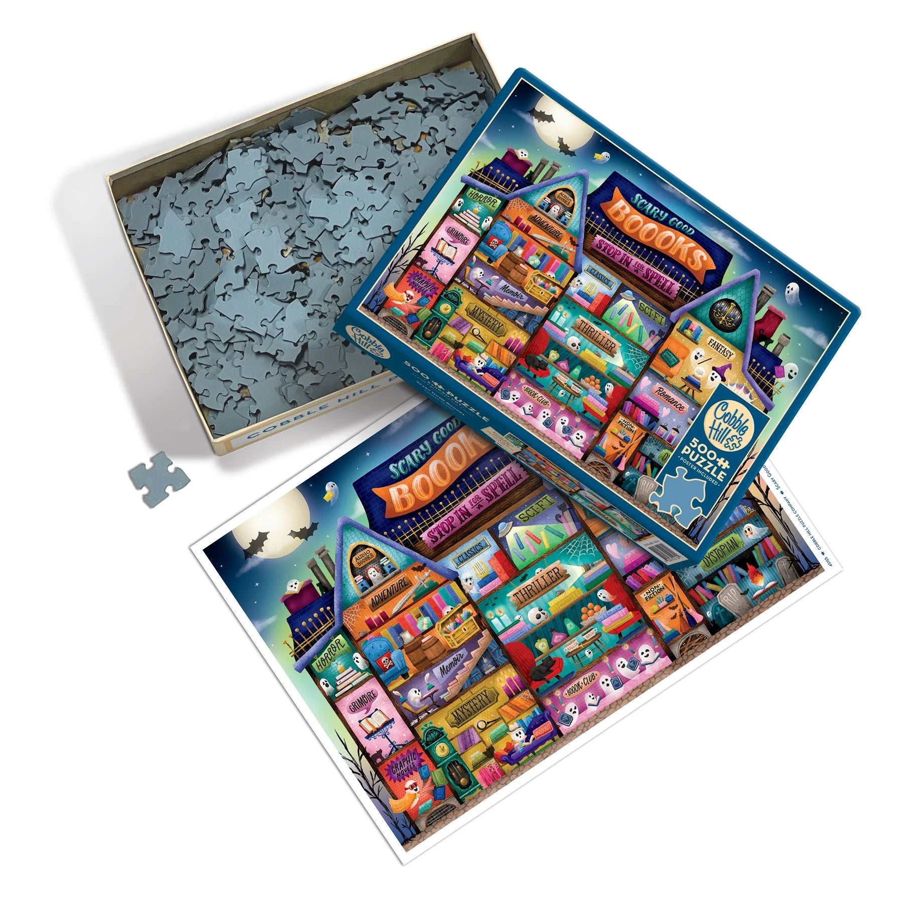 Puzzle - Cobble Hill - Scary Good Boooks 500Pc