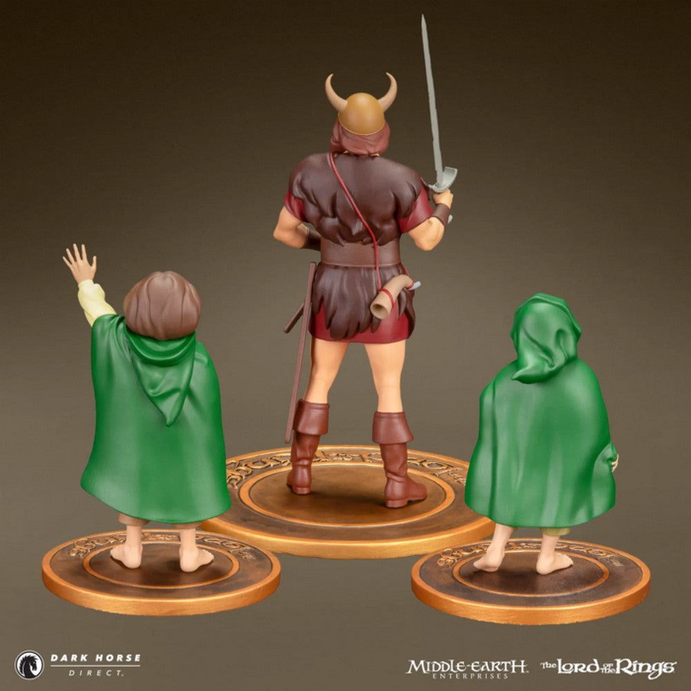 The Lord of the Rings Animated Film PVC Figure Set: Merry & Pippin and Boromir