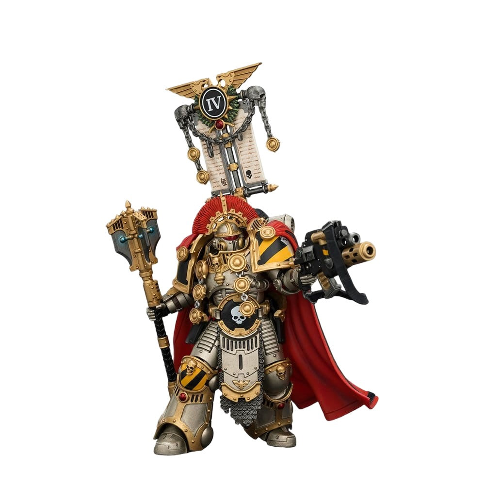 Warhammer Collectibles: 1/18 Scale Iron Warriors Centurion with Heavy Power Maul and Combi-melta