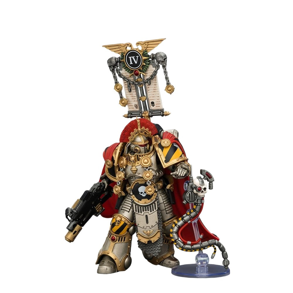 Warhammer Collectibles: 1/18 Scale Iron Warriors Centurion with Heavy Power Maul and Combi-melta