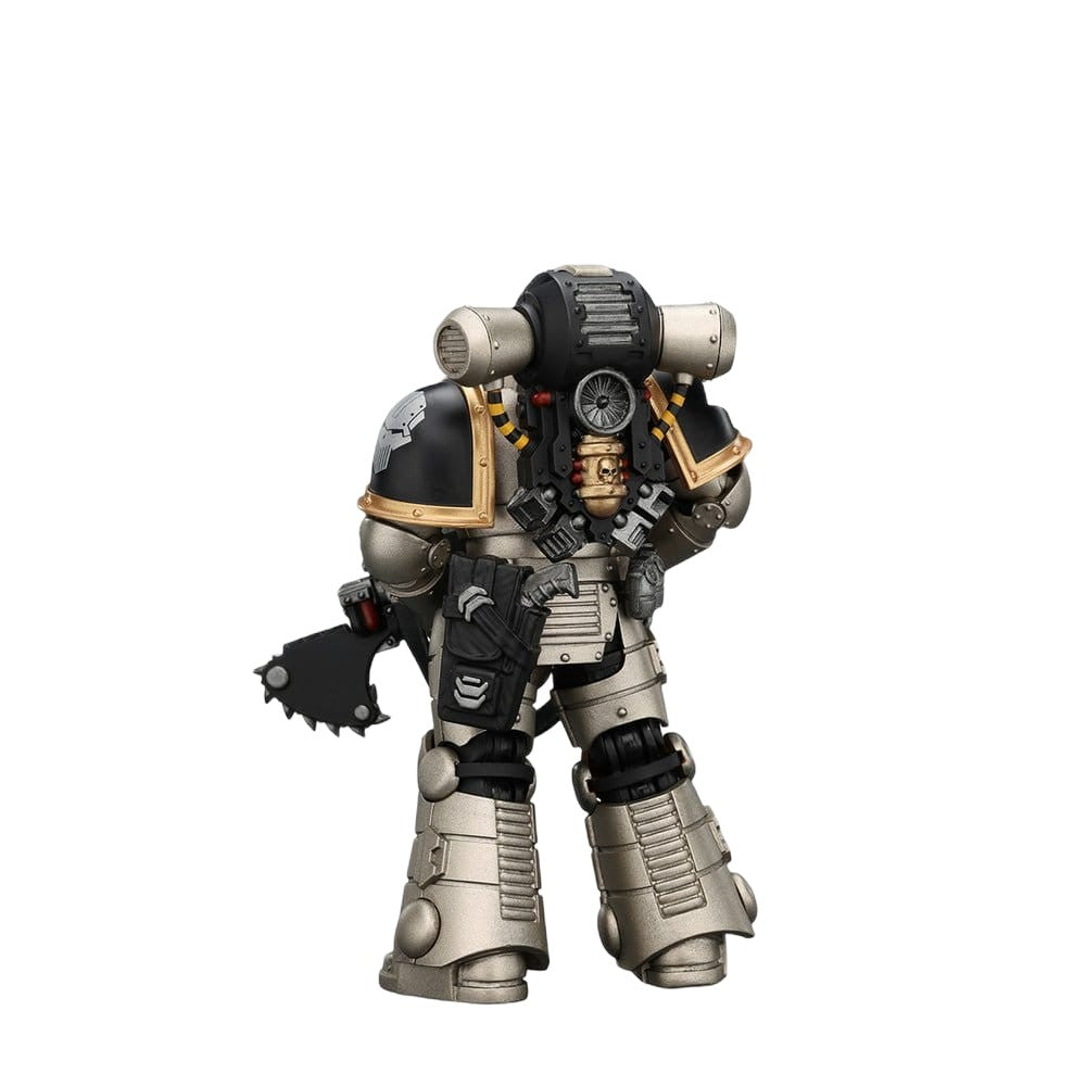 Warhammer Collectibles: 1/18 Scale Iron Warriors MkII Legionary3 with Bolter and Bolt Pistol
