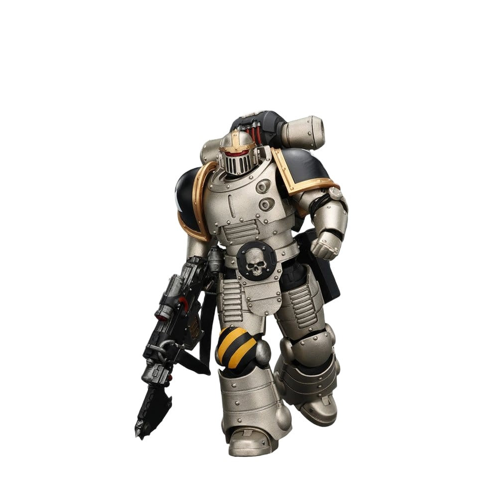 Warhammer Collectibles: 1/18 Scale Iron Warriors MkII Legionary3 with Bolter and Bolt Pistol