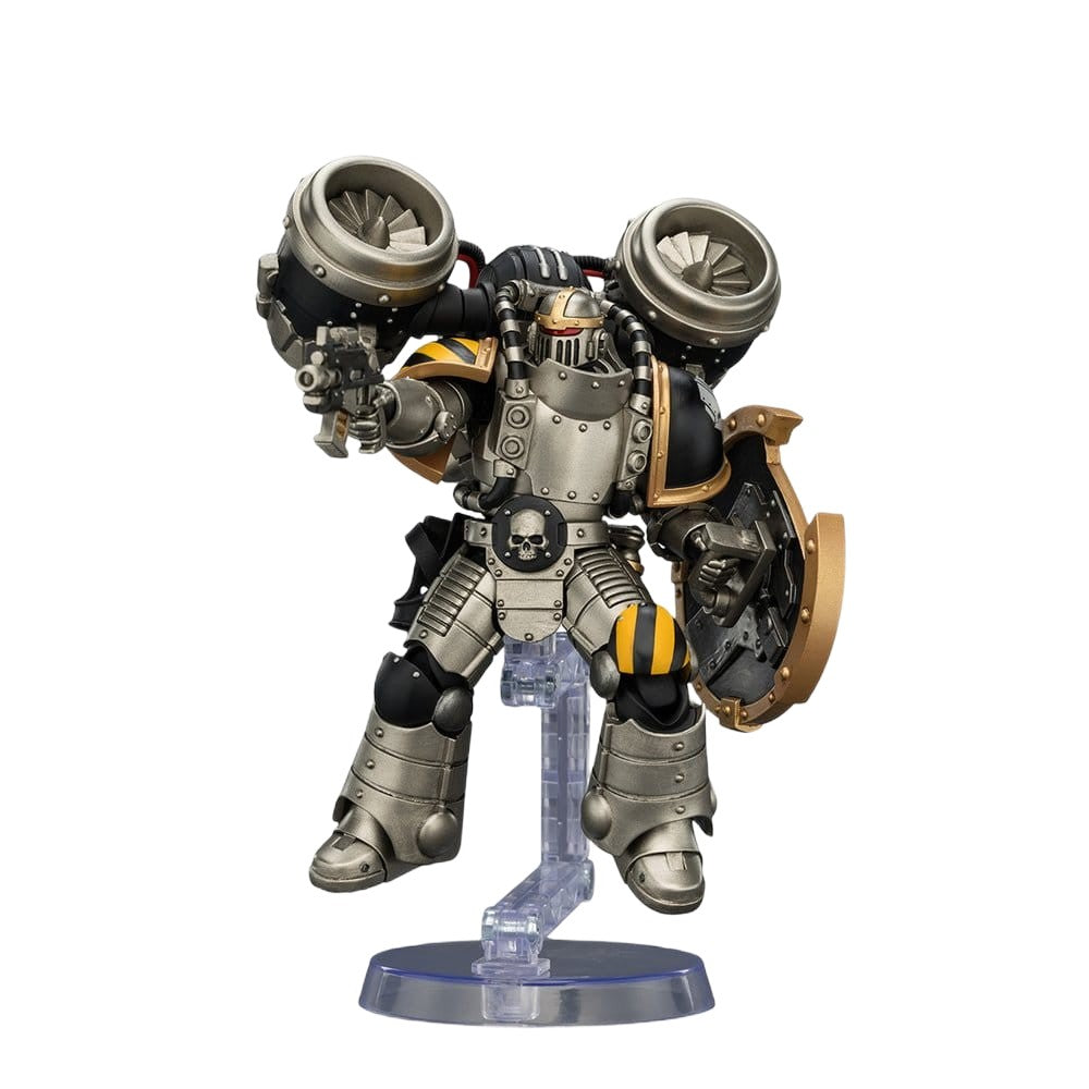 Warhammer Collectibles: 1/18 Scale Iron Warriors MkII Assault Legionary1 with Bolt pistol. Chain axe