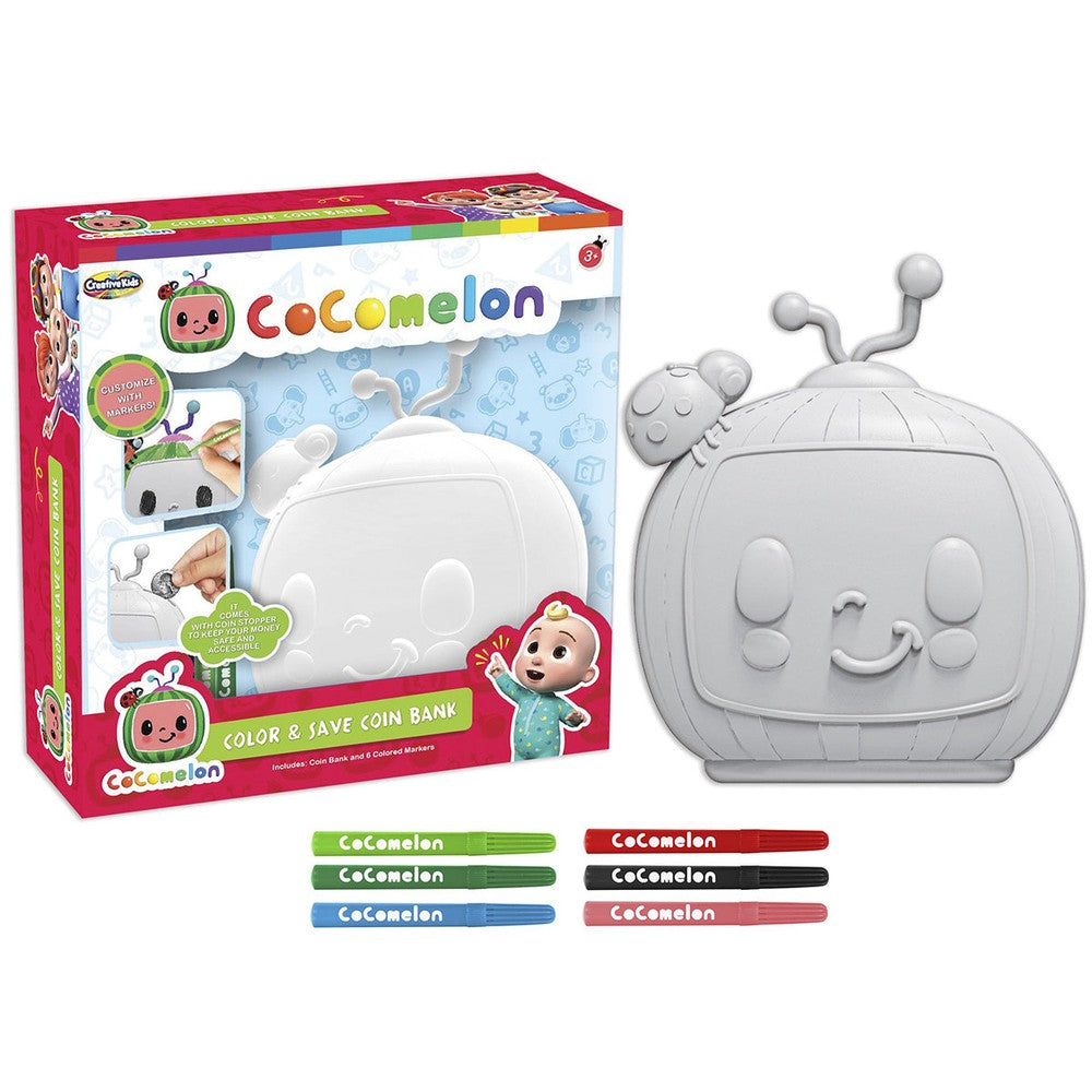 Cocomelon Paint Your Own Coin Bank