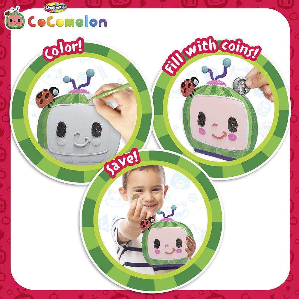 Cocomelon Paint Your Own Coin Bank