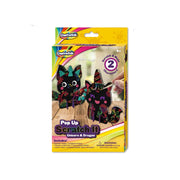Pop Up Scratch It Unicorn & Dragon