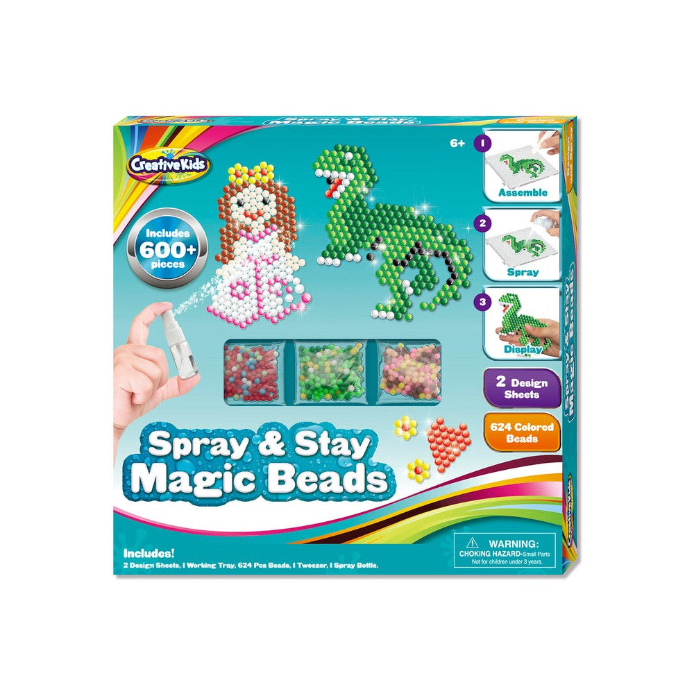 Dinosaur & Princess Spray & Stay Magic Beads