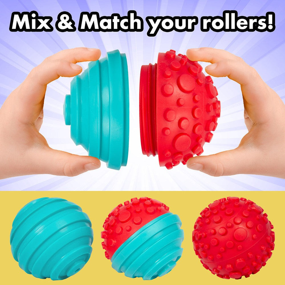 Sense & Grow - Mix & Match Sensory Textured Rollers & Scented Dough Set